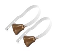 DIYEAH 2piezas Timbre para Perros De Pared Metal para Entrenamiento De Cachorros Comunicación Timbre Tradicional De Metal para Comerciantes Uso Interiores y Exteriores
