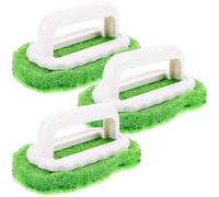DIYEAH 3 Almohadillas Limpiadoras de Serigrafía Verdes Diseño Compacto y Fibra de Algodón para Eliminar Tinta y Limpiar Pantallas de Impresión