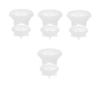DIYEAH 3 Juegos Limpiadores Revestimientos Herramienta Tazón Para Con Cuchara Recipiente Para Quitar Cera Cuchara Recipiente Limpio Esponja Salsa Gel De Sílice 2 Piezas * 3