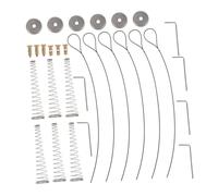 DIYEAH 3 Juegos Pestillo de Seguridad con Cable para Puertas de Madera y Metal Abrepuertas Práctico y Elegante para y Patios