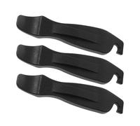 DIYEAH 3 Palancas para Neumáticos de Bicicleta de Montaña, Herramienta de Reparación Resistente en Plástico Negro, Kit de Desmontaje Seguro para Ruedas, Adecuado para Mantenimiento