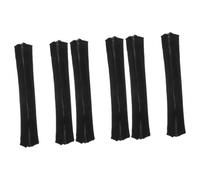 DIYEAH 3 Pares Silla Guantes Asiento Chair Cubierta de apoyabrazos Cubierta de reposabrazos Cubiertas de la manija de la Silla cojín reposabrazos para poliéster Black