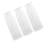 DIYEAH 3 Piezas Bolsa Filtrante para Acuario Anillo y Malla Panal 3D | Polipropileno Blanco, Tejido Compacto de 15 Pulgadas, para Salidas Estándar en Acuarios Marinos