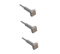 DIYEAH 3 Piezas Broca de Percusión Eléctrica con Cabeza de Aleación para Martillo y Herramienta para Desbaste de Superficie Hormigón para Preparación de Paredes y Demolición Efectiva