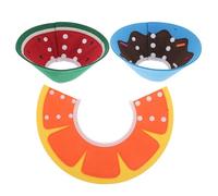 DIYEAH 3 Piezas Conjunto Collar Isabelino Ajustable para Mascotas Protector Suave Postcirugía para Gatos y Perros Pequeños Antillamido y Antirascado Recuperación Cómoda y Flexible