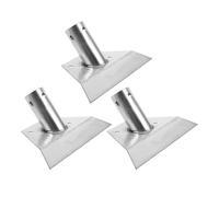 DIYEAH 3 Piezas Conjunto de Adaptadores Metálicos para Mango de Escoba Accesorios para Soporte de Cabezal de Cepillo Conexión Rápida y Segura para Limpieza de Suelos y Herramientas de