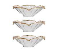 DIYEAH 3 Piezas de Goteo Reutilizable para Candelabros de Diseño Floral Elegante y Compatible Mayoría de Portavelas Cónicos para Banquetes y