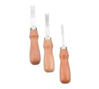 DIYEAH 3 Piezas De Marroquinería Y Confección Con Recortes De Entresacar Recortadora De Cinturón Artesanal Cuchillo De Filo Francés Para Biselado De 1/4&Quot; De Ancho Para