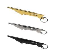 DIYEAH 3 Piezas Dispositivo Anudador de Cuerdas de Pesca de Acero al Carbono Fácil de Usar con Limpiador de Anzuelos para Pesca con Mosca y Atado Rápido