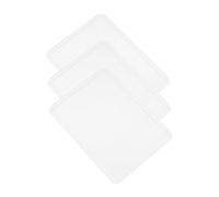 DIYEAH 3 Piezas Protector Transparente para Tarjetas Unidades Funda Rígida y Ligera para Estuche Vertical Portátil para Carnés Tarjetas de Crédito y Interior y Exterior