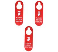 DIYEAH 3 Piezas Sin Etiquetas Molestas Letrero Para Puerta De Entrada Cartel De No Molestar Para Colgar En La Puerta Placa De Puerta Colgante Etiquetas De De Puerta Percha