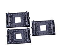 DIYEAH 3 Piezas Soporte de Montaje del zócalo radiador enfriamiento Soporte del Ventilador de la CPU Accesorios del disipador de Calor el plastico Black