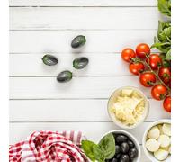 DIYEAH 30 Aceitunas Artificiales Realistas para Decoración de Frutas Fruta Falsa de Espuma y Plástico Tamaño Compacto para Adornos de Hogar Cocina y Eventos