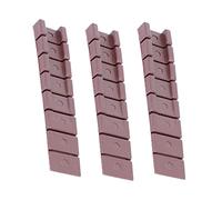 DIYEAH 30 Juntas Ajustables para Nivelar Muebles Almohadillas De Fieltro para Patas Elevadores De Sofá Niveladores Cuñas De Abs Color Café