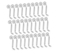 DIYEAH 30 Piezas Clips de Seguridad para Estanterías de Palets Pasadores de Almacenamiento Galvanizados Rápida Instalación y para Logística y Almacenamiento Industrial