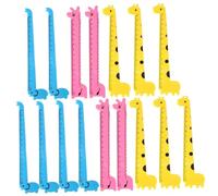 DIYEAH 30 Piezas Reglas de Plástico con Diseño de Jirafa Regla Ligera y Práctica para Estudiantes Fácil de Transportar Colores y Aleatorios Color Aleatorio Color Aleatorio