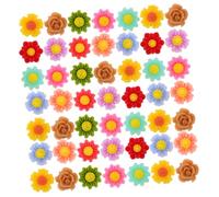 DIYEAH 300 Piezas Mini Flores de Resina Adornos Planos Pequeños para Decoración de Uñas Manualidades Scrapbooking y Fundas de Móvil Variedad Creativa para Proyectos Diy