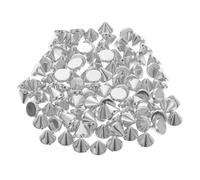 DIYEAH 300 piezas Tachuelas de Cono para Manualidades DIY de Remaches Decorativos Estilo Punk Adornos para Ropa Zapatos y Bolsas Material Ccb Resistente para Proyectos