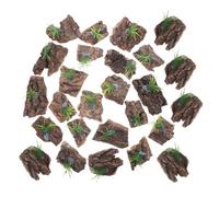 DIYEAH 36 Piezas de Corteza de Corcho Natural para Fondo de Tanque de Reptiles - Muro de Escalada para Reptiles, Accesorios para terrario, Tortugas, Dragones barbudos, Camaleones y Serpientes