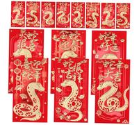 DIYEAH 36 Piezas Sobres Rojos de Dinero para Festival de Diseño de Serpiente Perfectos para Comienzos y Celebraciones Paquete de de Año Lunar