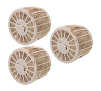 DIYEAH 3piezas Fibra De Yute para Nidos De Pájaros De Material para Nidos De Canarios Ropa De Cama Adecuado para para Mascotas