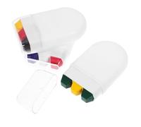 DIYEAH 3piezas Pintura Facial Colores De Banderas Nacionales Para Fiestas y Celebraciones Pintura Segura Para Piel Para Fanáticos Del Deporte y Eventos Festivos