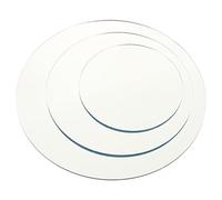 DIYEAH 3piezas Tablero Espejo Acrílico Redondo Reflectante para Fotografía y Decoración para Joyería Maquillaje y Accesorios Superficies Dobles Lisas para Reflejo Nítido y Versátil para r