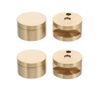 DIYEAH 4 clips para espejo de cristal: soporte redondo de pared para espejo de tocador, abrazaderas fijas de 5 a 12 mm.