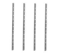 DIYEAH 4 Guías Cajón Extensión Deslizantes Silenciosas Acero Rodamiento Bolas Diseño Compacto Seguridad Anticierre para Muebles Armarios Oficinas Hogares