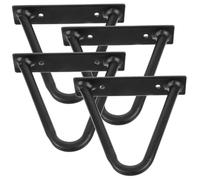 DIYEAH 4 Patas De Mesa Sencillas Extensiones para Mesa Auxiliar Patas para Muebles Patas Industriales Patas De Escritorio Patas Ajustables De Acero Niveladores Pequeños De Metal