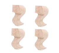 DIYEAH 4 Piezas Accesorios para Muebles de Mesa y pie Pies de Soporte de Muebles Pata de Mueble Pata de la Silla Patas de la Silla Patas de Silla de Madera Patas del sofá