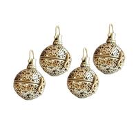 DIYEAH 4 piezas Colgantes Aromaterapia Abiertos de Difusores Decorativos de Aroma Retro Contenedores de Perfume para Collar Adorno Floral Hueco para Esencias Accesorio de Perfume