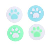 DIYEAH 4 Piezas Cubiertas de Silicona para Joystick Forma de Gato Juego de Protege y el de Controladores de Compatible con Switch Antideslizante y Resistente al Desgaste