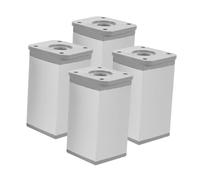 DIYEAH 4 Piezas Patas De Apoyo para Muebles Reemplazo Patas Doradas del Sofá Pata De Mueble Niveladores De Patas De Muebles Patas De Mesa Aleación De Aluminio