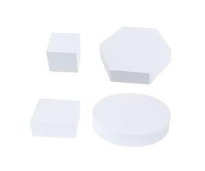 DIYEAH 4 Piezas Props Fotográficos Geométricos para Decoración de Cosméticos y Joyería Cubo para Fotografía de Productos