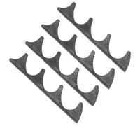 DIYEAH 4 Piezas Regulador de Respaldo para Silla Reclinable de Hierro Soporte Estable y Ajuste de 4 Posiciones para Muebles de Patio y Balcón