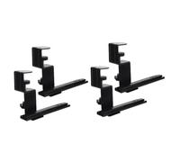 DIYEAH 4 Soporte Ajustable para Teclado con Riel Deslizante Extensión de Escritorio sin Taladro Soporte Ergonómico para Ordenador para Mejorar Comodidad y Productividad