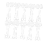 DIYEAH 40 Piezas Mini Fan Plastic Handles Transparent Circular Rods Ergonomic Grip For Diy Craft Projects Weddings Parties Durable Reusable Sticks