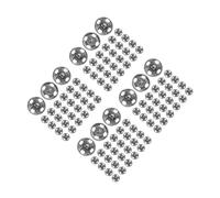 DIYEAH 400 Piezas Unidades Botones Presión Metálicos Ocultos para Coser Ropa Camisetas Abrigos y Chaquetas Cierres Invisibles de Cobre Resistentes para Manualidades y Costura