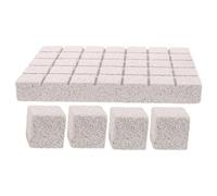 DIYEAH 5 Almohadillas para Rascar de Piedra Volcánica Natural para Mascotas Pequeñas Tabla de Moler Garras de 45X45X45 CM Accesorio para Jaulas de Conejos Cobayas Erizos y
