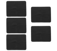 DIYEAH 5 Paños de Limpieza para Gafas y Pantallas, Microfibra Ultrasuave Negra, Tamaño 14.5x17.5 Cm, Paños para Limpiar Lentes y Dispositivos Electrónicos, Uso Profesional y Seguro