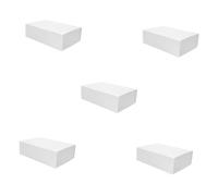 DIYEAH 5 Piezas Caja de Regalo con Cierre Magnético para Propuesta Dama de Honor Caja de Cartón Rígido Blanca Embalaje Elegante para Bodas Cumpleaños y Ocasiones Especiales