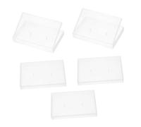 DIYEAH 5 Piezas Casete Organizador Caja Transparente para Guardar Casetes De Audio Estuche para para Coleccionistas De Cintas De Audio