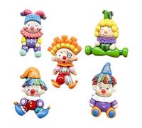 DIYEAH 5 Piezas de Dijes de Resina de Miniatura para Manualidades Decoración de Fundas de Teléfono y Accesorios Cabello Kit Creativo de Adornos Coloridos para Scrapbooking y Bricolaje