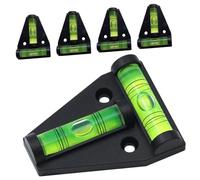 DIYEAH 5 Piezas de Triángulo Mini Espíritu T de Doble Herramienta de Nivelación Portátil para Medición Precisa Muebles Herramientas