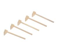 DIYEAH 5 Piezas Martillo de Madera Infantil Mini Herramienta Ligera para Bloques Arqueología rol y Ceremonias Tradicionales Diseño Seguro y Portátil