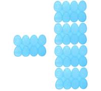 DIYEAH 5 Piezas Molde de Silicona para Colgante de Huevo de Pascua Holográfico Molde Flexible DIY de Epoxi en Color Azul Lago para Manualidades y Llaveros