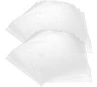 DIYEAH 50 Piezas Fundas para Discos de Vinilo Fundas Autoadhesivas Impermeables Arrugas para Álbumes de Almacenamiento Estándar y Exhibición de Colecciones de Vinilo