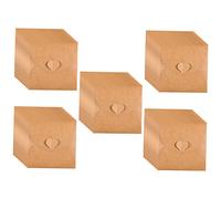 DIYEAH 50 Piezas Kraft para Almacenamiento de CD DVD con Botón Forma para Organizar y Discos