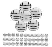 DIYEAH 50 Piezas Sports Beads Diy Jewelry Making Durable Small Bead Charms For Bracelets Necklaces Keychains Smooth Edges Creative Craft Accessories